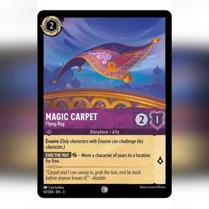 Magic Carpet 🔥 Disney Lorcana Trading Card TCG 💎 FOIL